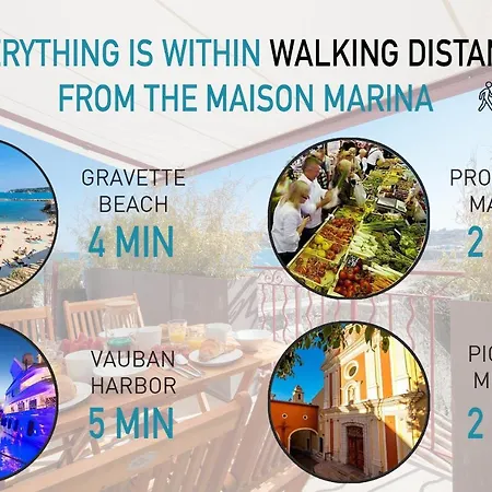 Maison Marina - Absoluty - New-luxury Old - 1st Row Sea View Terrace